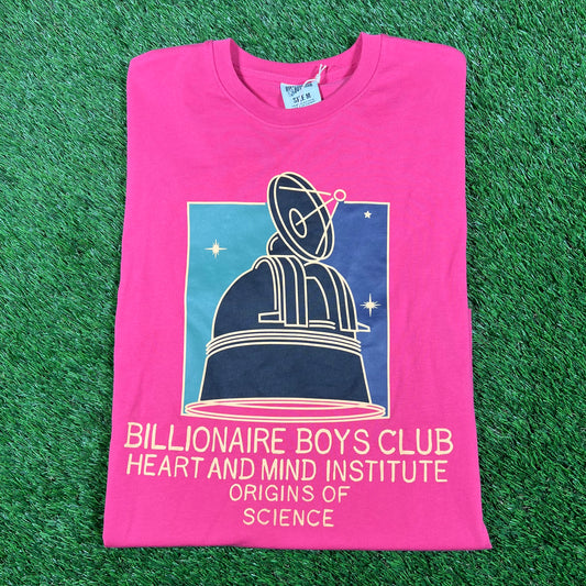 Billionaire Boys Club Heart and Mind Pink Tee Size Medium NEW x15873