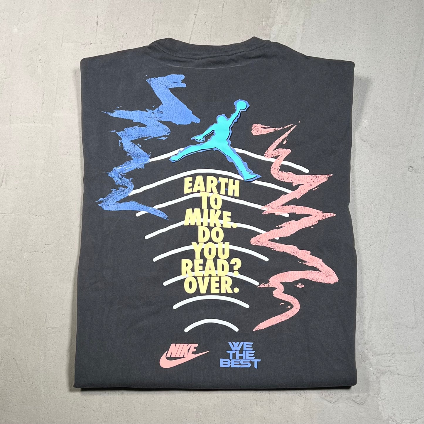 Jordan DJ Khaled "We The Best" Washed Black Tee Size Medium NEW v19338