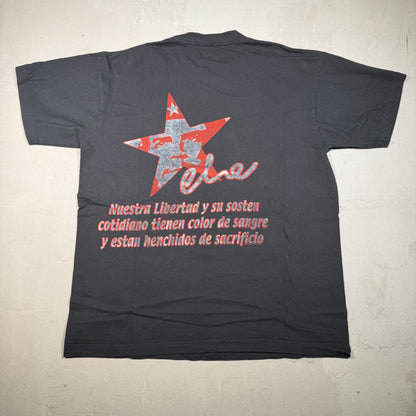 Y2K Che Guevara Rap Style Black Tee SIze XL USED v17964