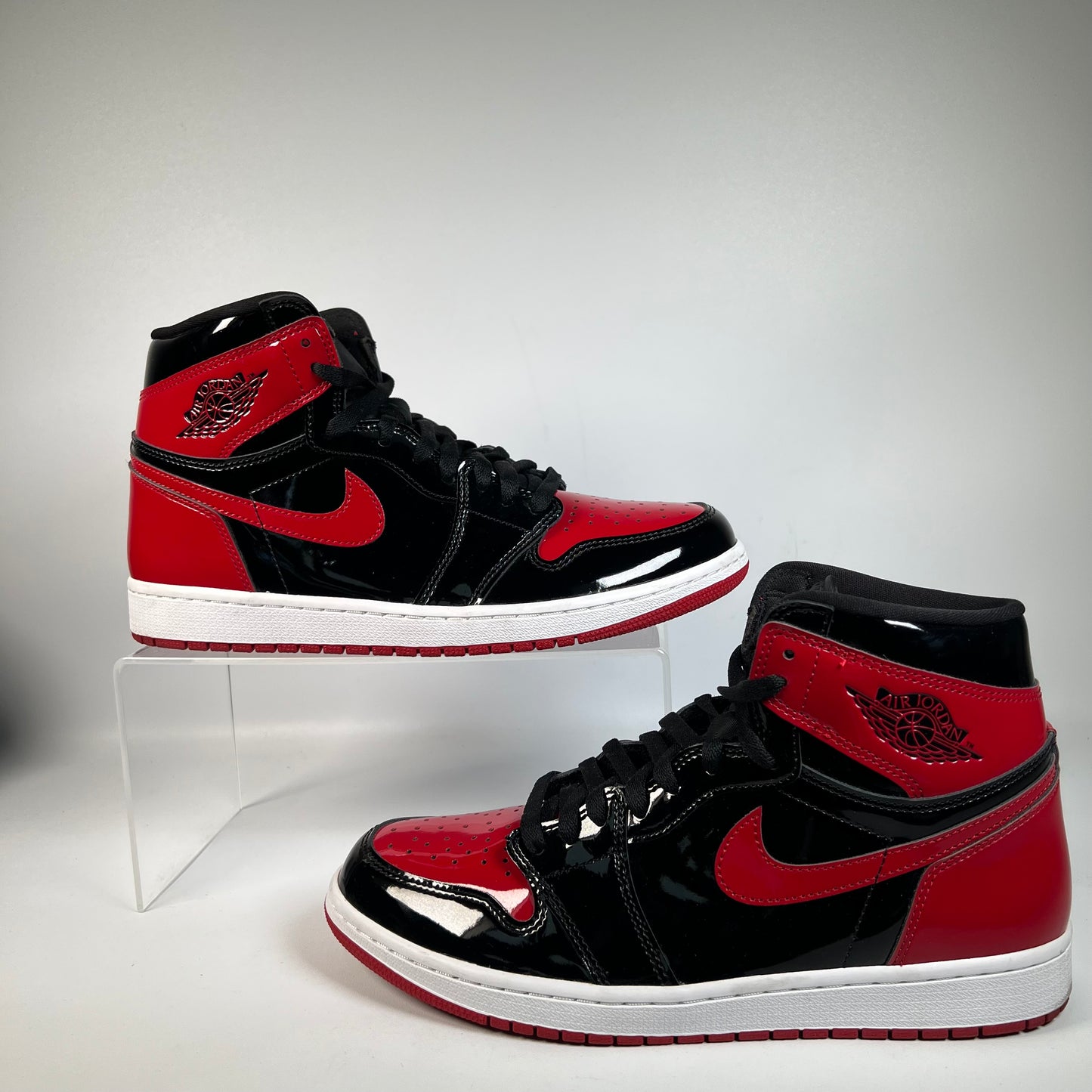 Jordan 1 Patent Bred (2021) Size 10.5 USED s21971