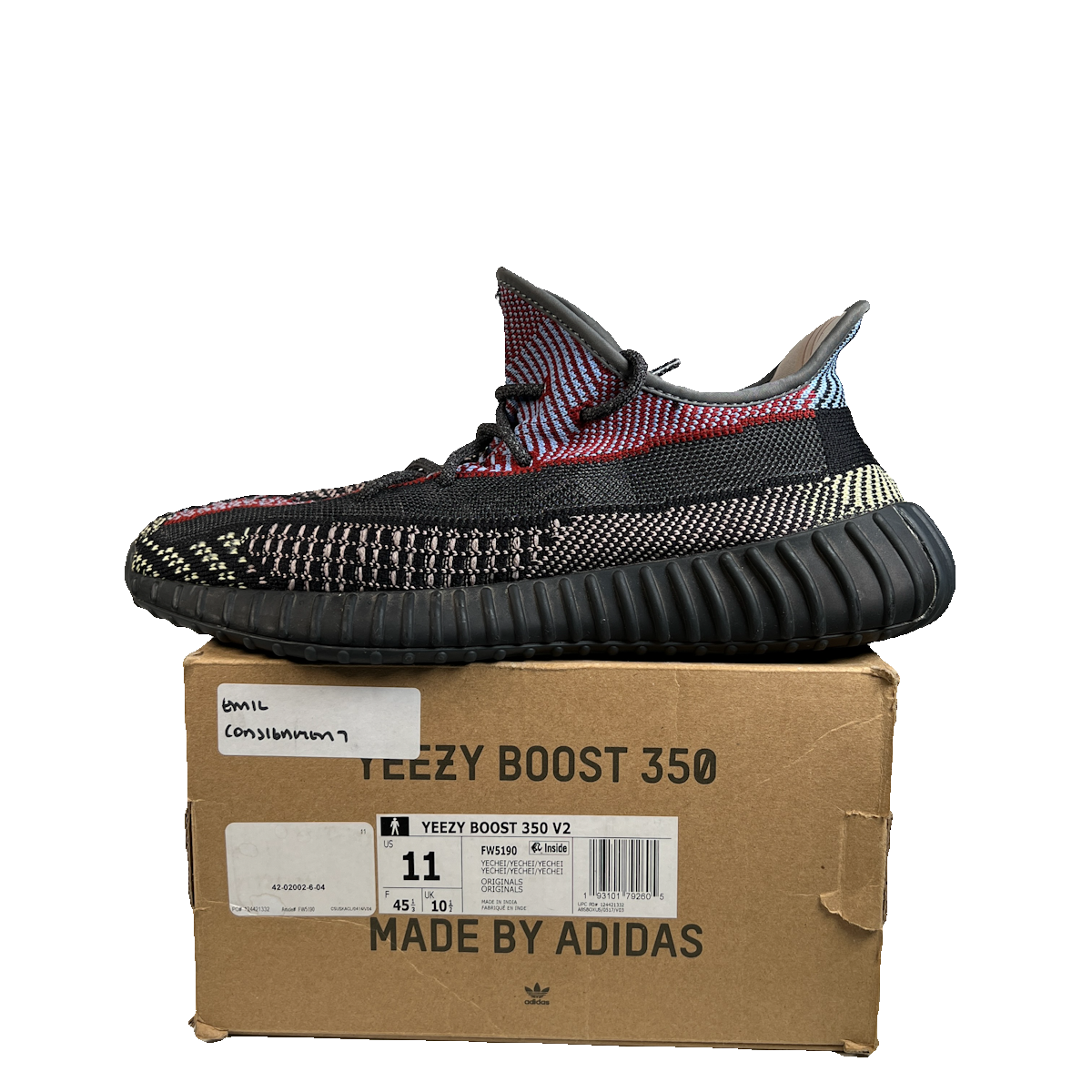 Yeezy Boost 350v2 Yecheil (2019) Size 11 USED s22905