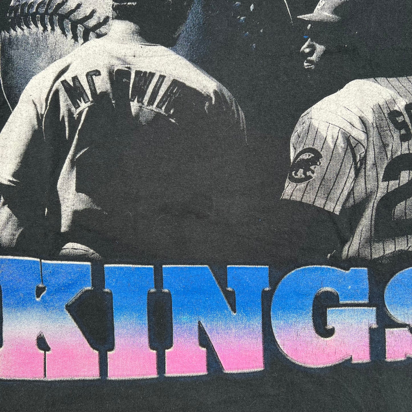 Homerun Kings Rap Style Black Tee Size Large USED v17406