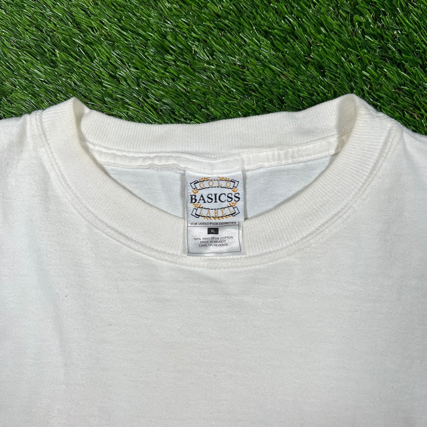 1990s Big Butt Cigars White Logo Tee Size XL USED v17381