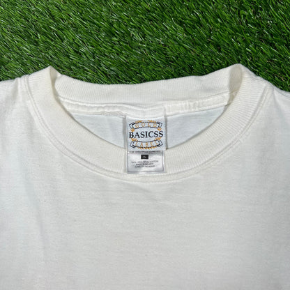 1990s Big Butt Cigars White Logo Tee Size XL USED v17381