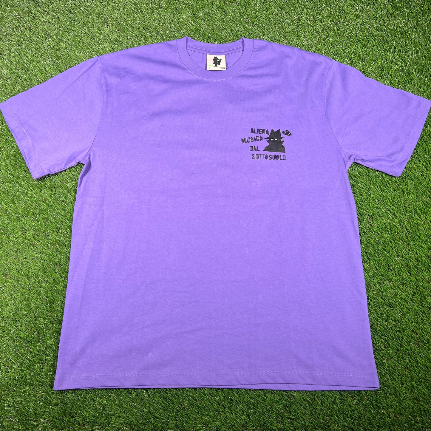 Real Bad Man Crimewave Space Bass Purple Tee Size XL NEW x14703