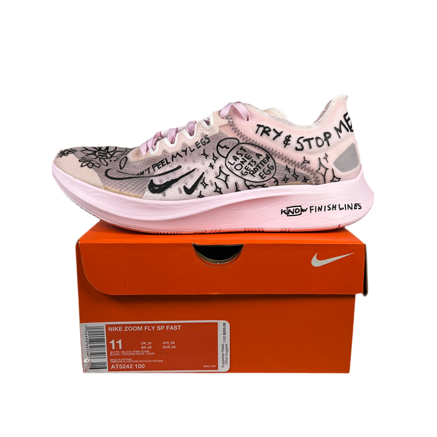 Nike Zoom Fly Fast Nathan Bell (2019) Size 11 USED s18050