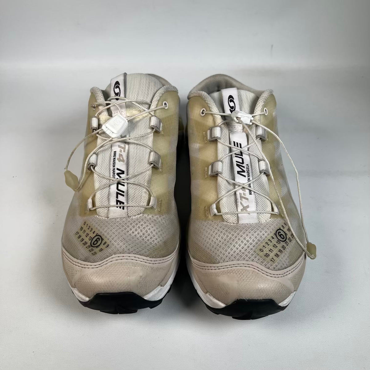 Salomon MM6 Maison Margiela White Green Haze XT 4 Mule (2025) Size 8 USED s23566