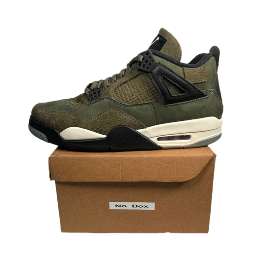 Jordan 4 Craft Medium Olive (2023) Size 10.5 USED s17544