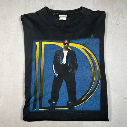 1997 Puffy Daddy Big D Black Tee Size XL USED v15437