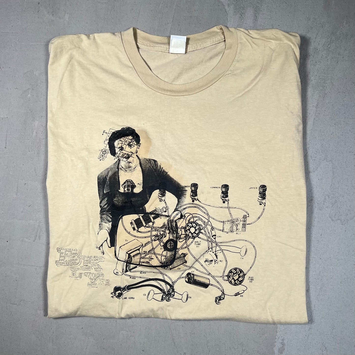 Brooklyn Industries Khaki "Homemaker" Tee Size XXL USED x17275