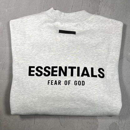 Fear of God FOG Essentials Grey Crewneck Size Large USED x18614