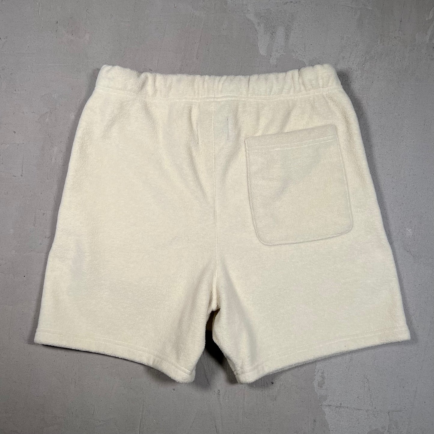 Fear of God Fog Essentials White Fleece Shorts Size XS USED x17532