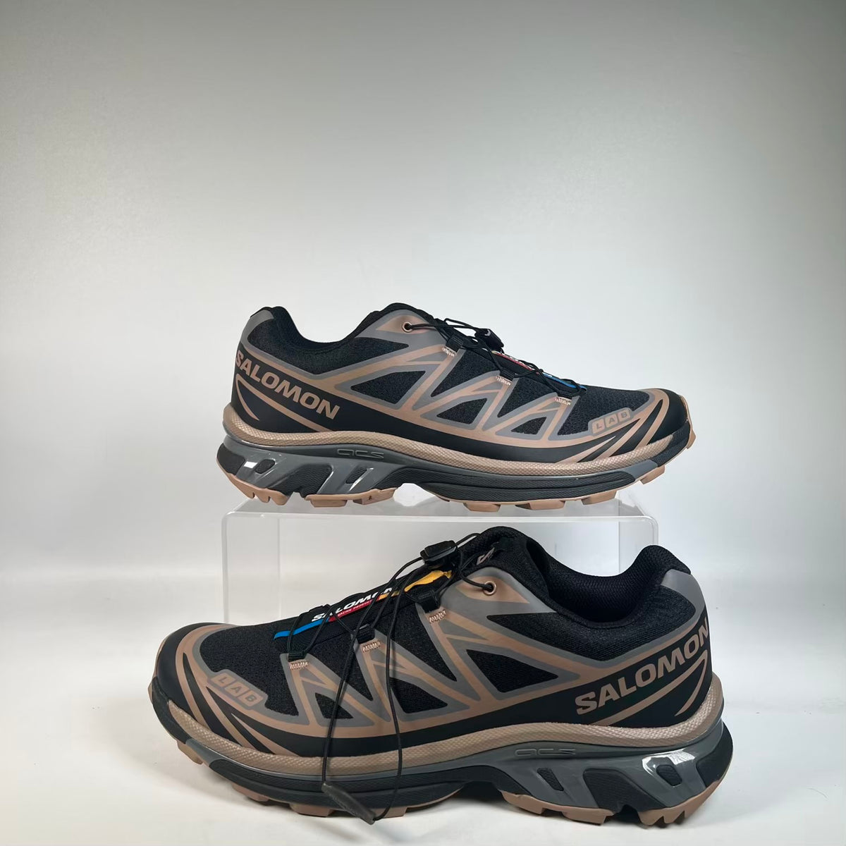Salomon XT-6 Black Portabella (2024) Size 10.5 USED s23586