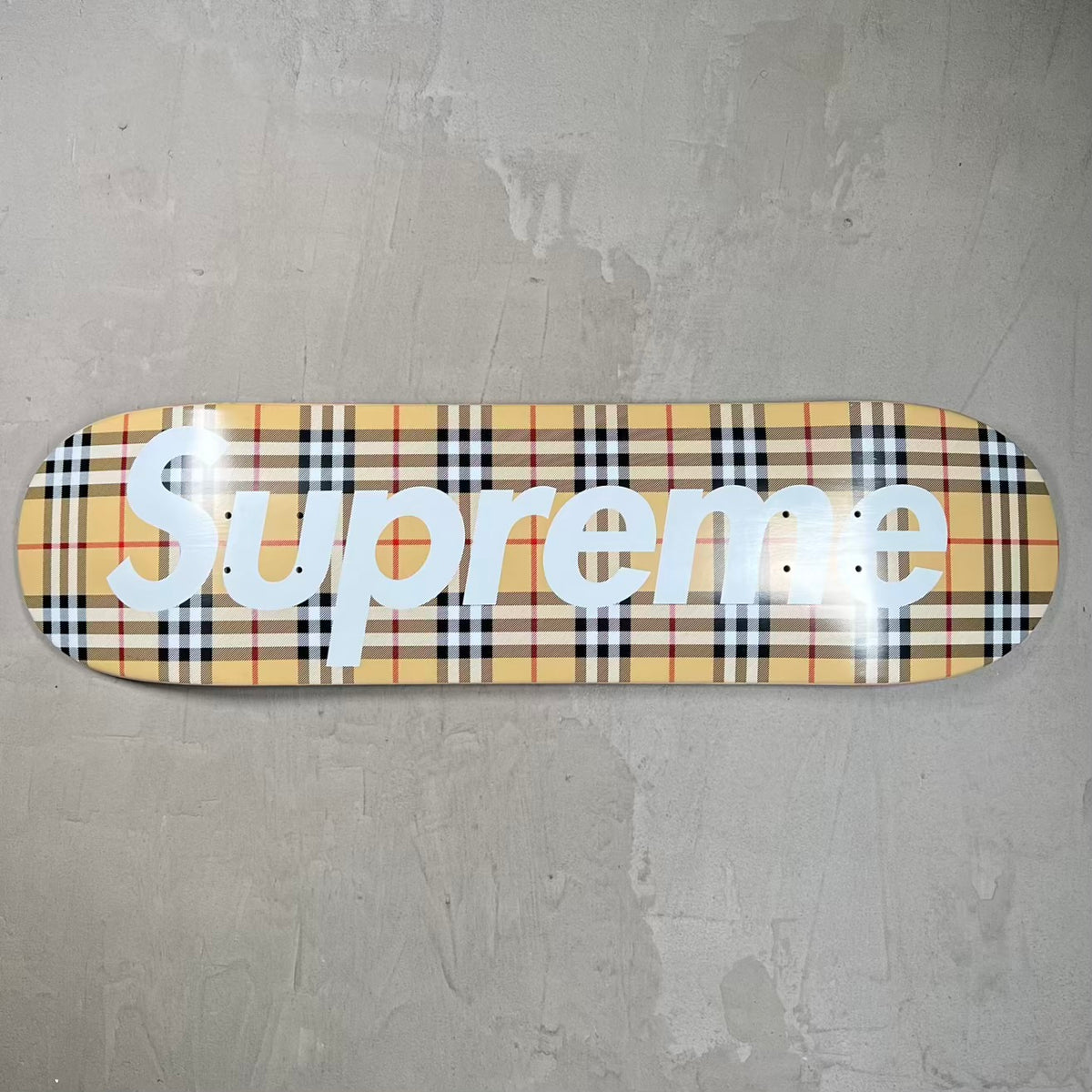 Supreme Burberry Brown Skateboard (2022) NEW x18820