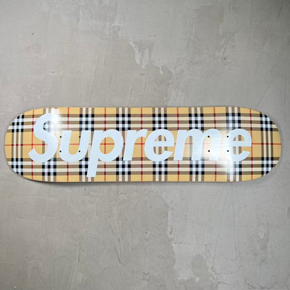 Supreme Burberry Brown Skateboard (2022) NEW x18820