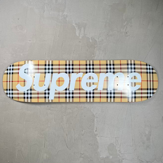 Supreme Burberry Brown Skateboard (2022) NEW x18820