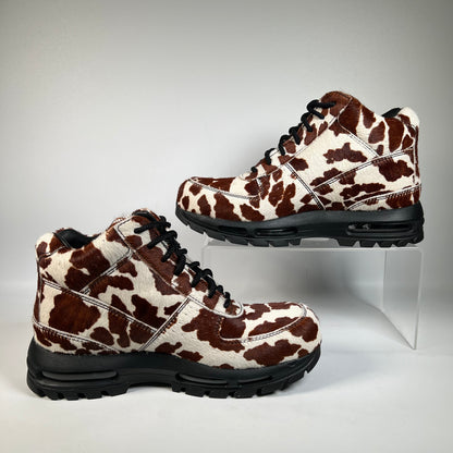 Nike Air Max Goadome Sail Caco Wow Cow Print Pony Hair (2025) Size 9.5 USED s22073