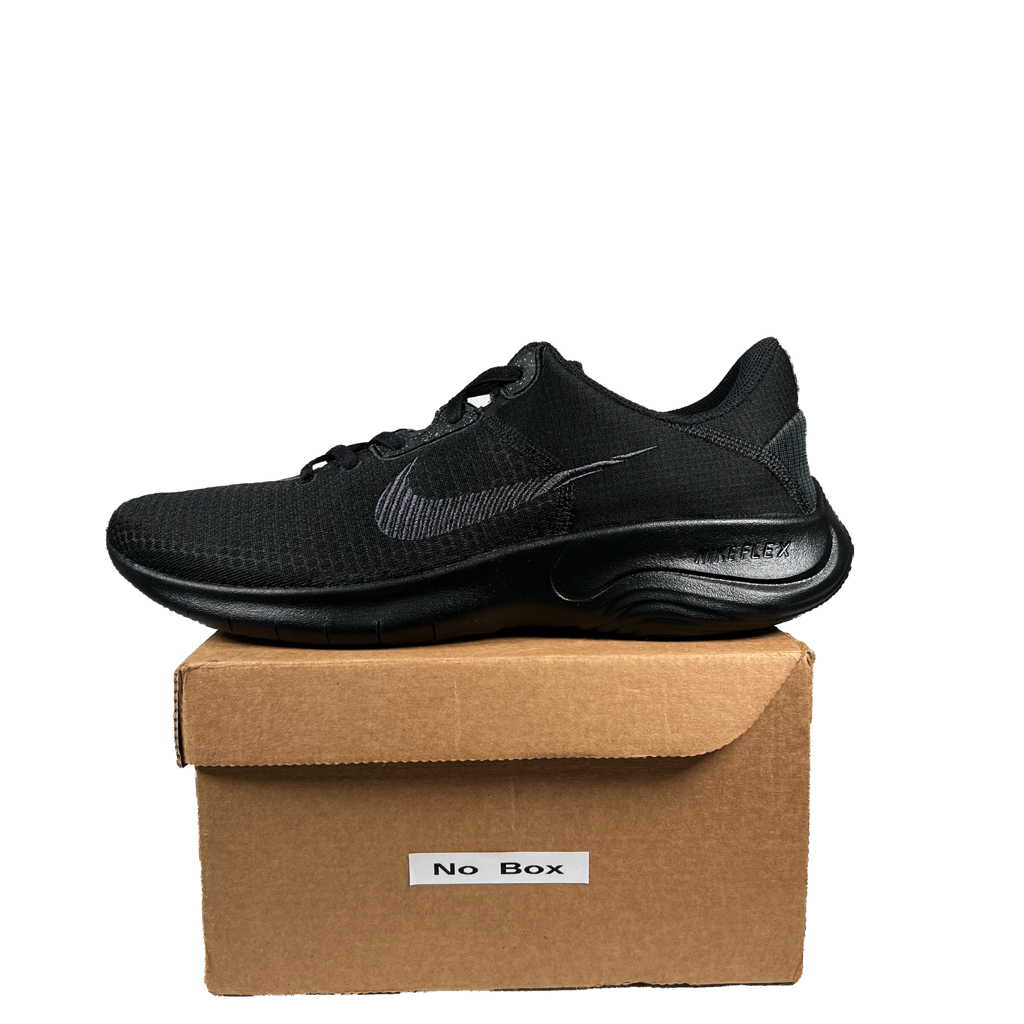 Nike Flex Experience RN 11 Black Dark Smoke Grey (2025) Size 10 USED s19584
