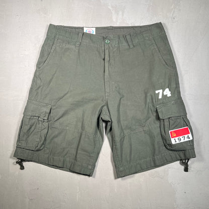 74 Is War Oliver Green Cargo Pants Size Large USED x17127