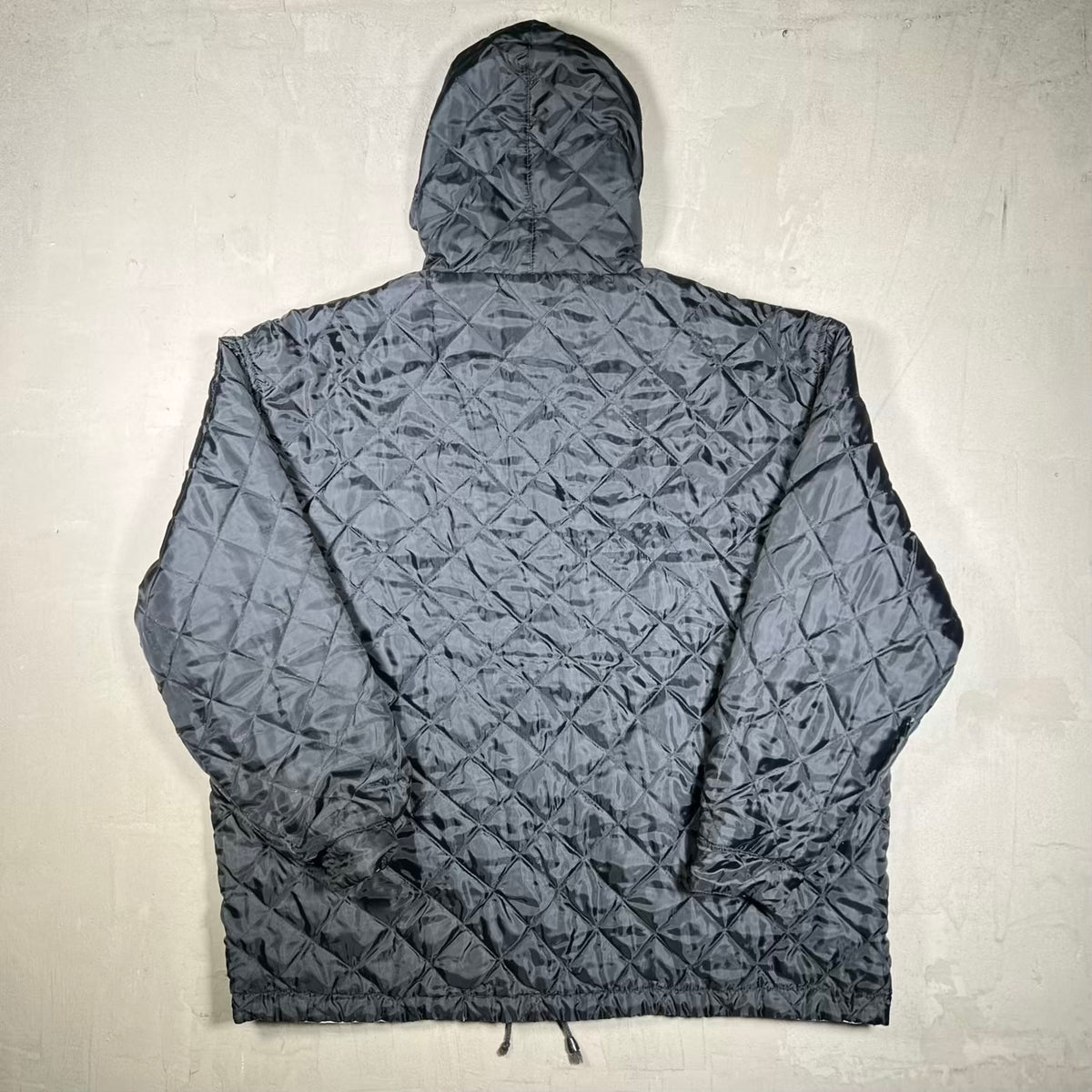 1990s I.C. Mountain Green Flannel Padded Reversible Hoodie Size XL USED v20416