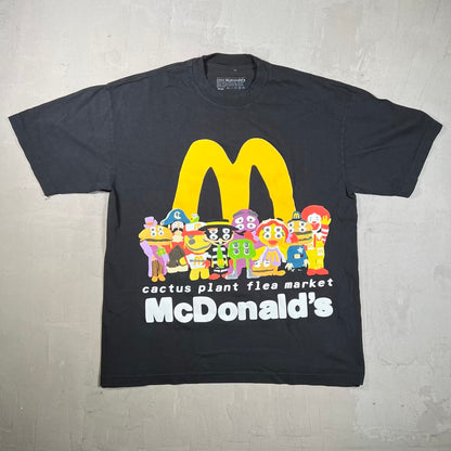 CPFM McDonalds Black Tee Size Large USED x18838