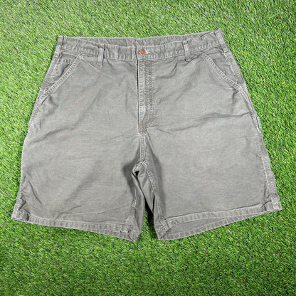 Carhartt Olive Green Shorts Size 36 USED v16898