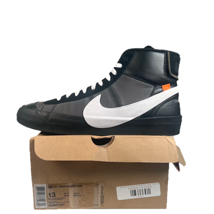 Nike Blazer Mid Off-White Grim Reaper (2018) Size 13 USED s23671