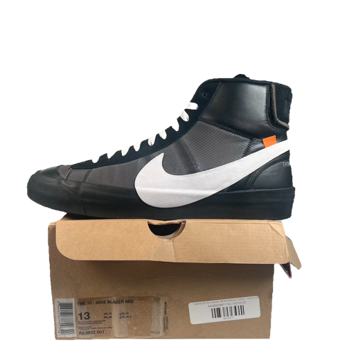 Nike Blazer Mid Off-White Grim Reaper (2018) Size 13 USED s23671