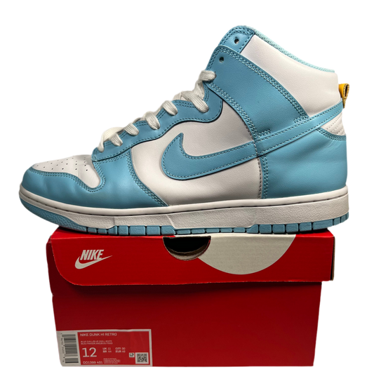 Nike Dunk High Blue Chill (2022) Size 12 USED s17635