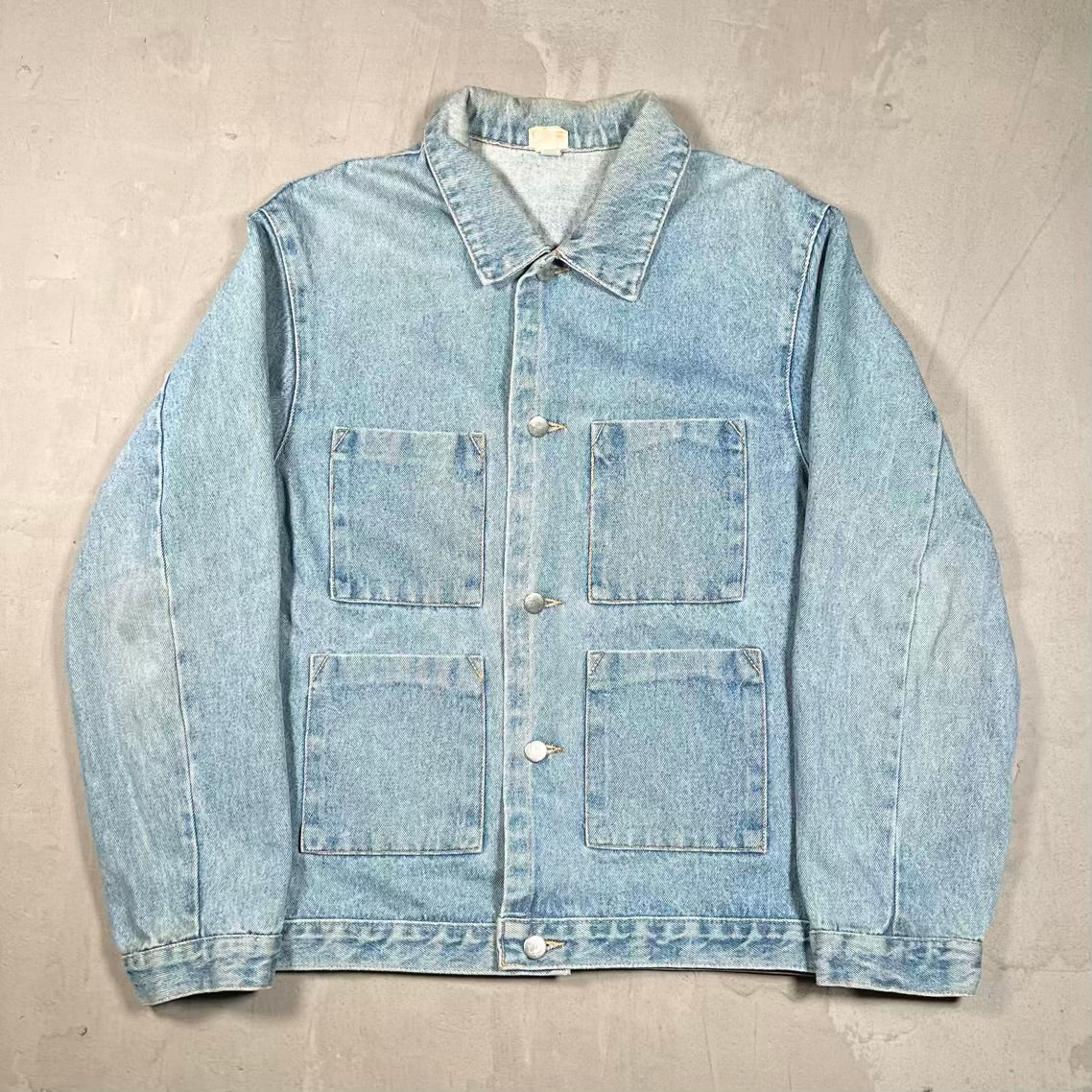 1990s Spike Lee Forty Acres Denim Blue Jean Jacket Size Medium USED v20319