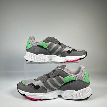 Adidas Yung-96 Grey Shock Pink (2018) Size 9.5 USED s19487