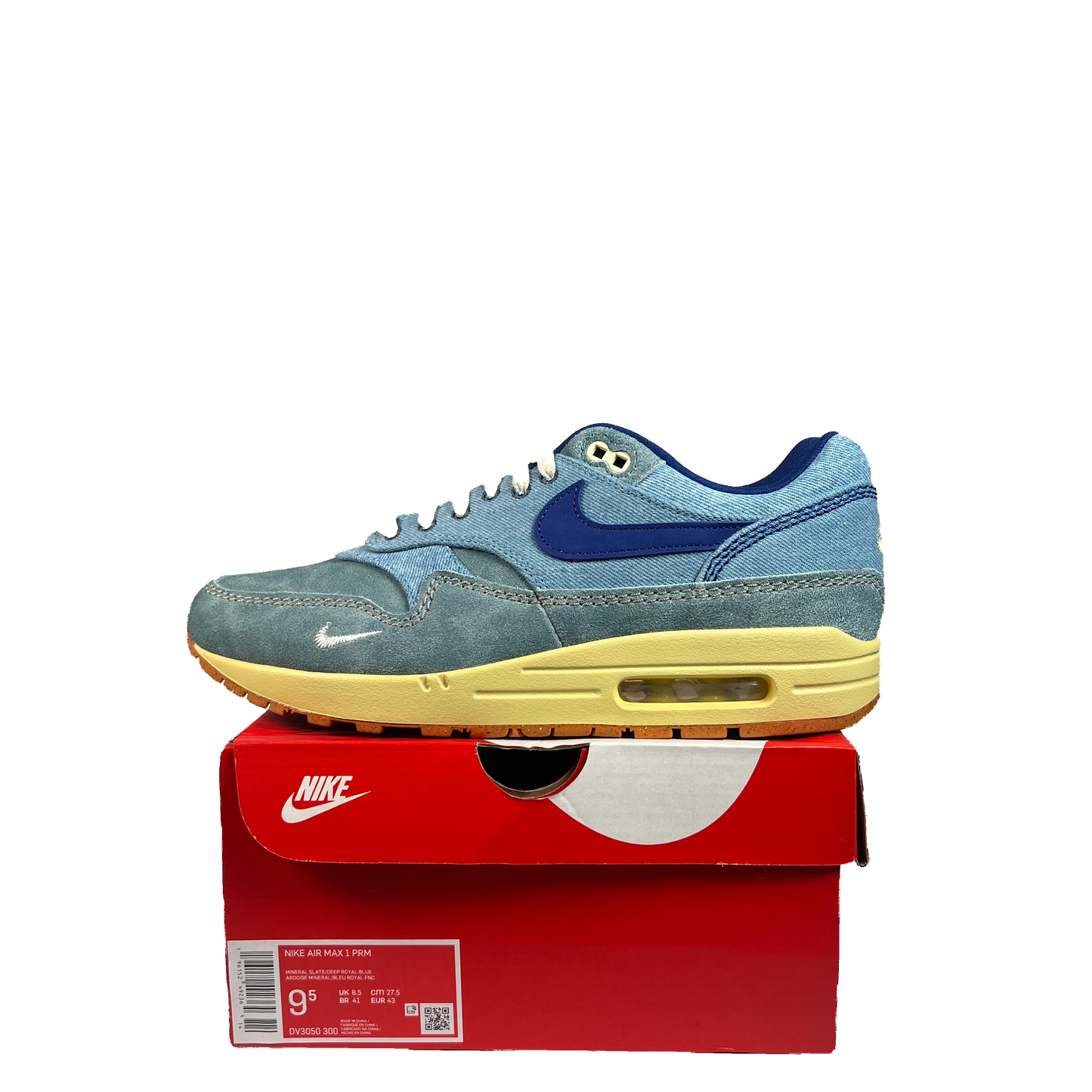Nike Air Max 1 Dity Denim (2022) Size 9.5 NEW s21927