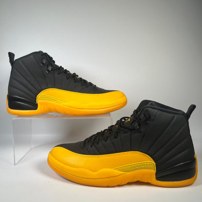 Jordan 12 Black University Gold (2020) Size 14 USED s20038