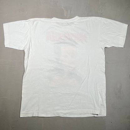 1990 Natasha Fatale Rocky Bullwinckle White Tee Size XL USED v19157
