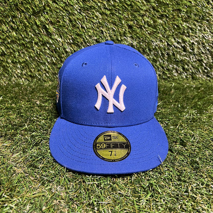 Yankees World Series 1996 Patch Blue Hat Size 7 7/8 USED v16235