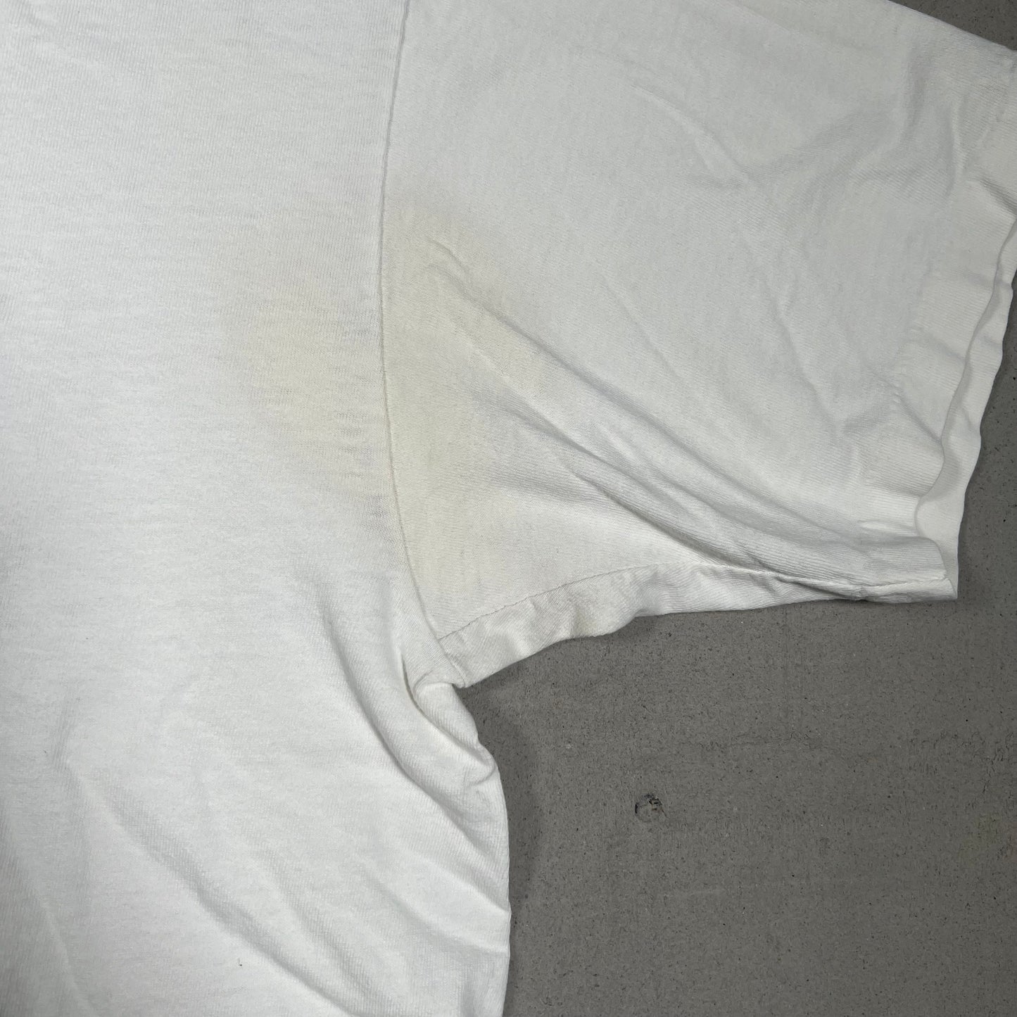 1990s Charlotte Hornets First Union Charge White Tee Size XL USED v19267