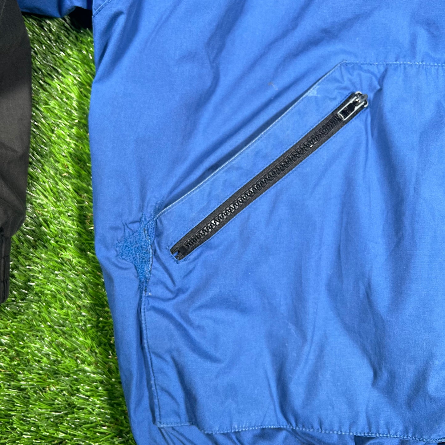 1990s Giants Pro Player Blue Lightweight Jacket Size XL USED v18213