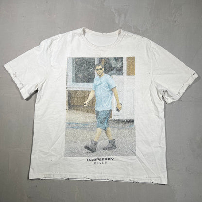 GV Gallery Raspberry Hills Adam Sandler White Tee Size Small USED x17389