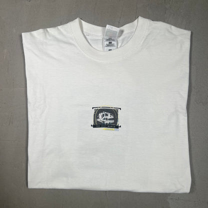 1997 Jurassic Park Lost World Crew White Tee Size XXL USED v15047