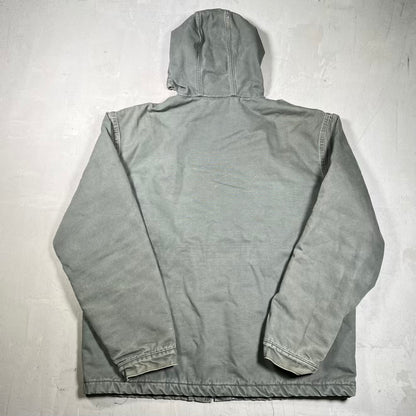 1990s Dickies Olive Hooded Workwear Jacket Size XL USED v20281