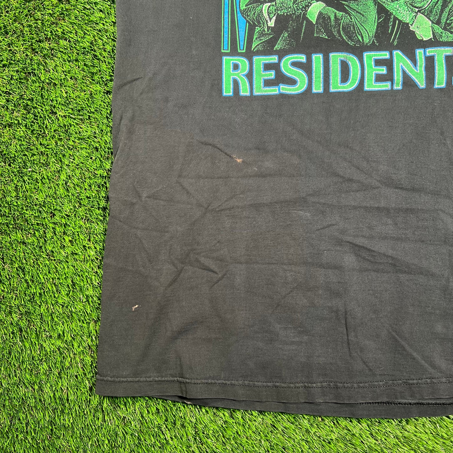 1990s "Meet the Residents" Black Jazz Band Tee Size Large USED v18275