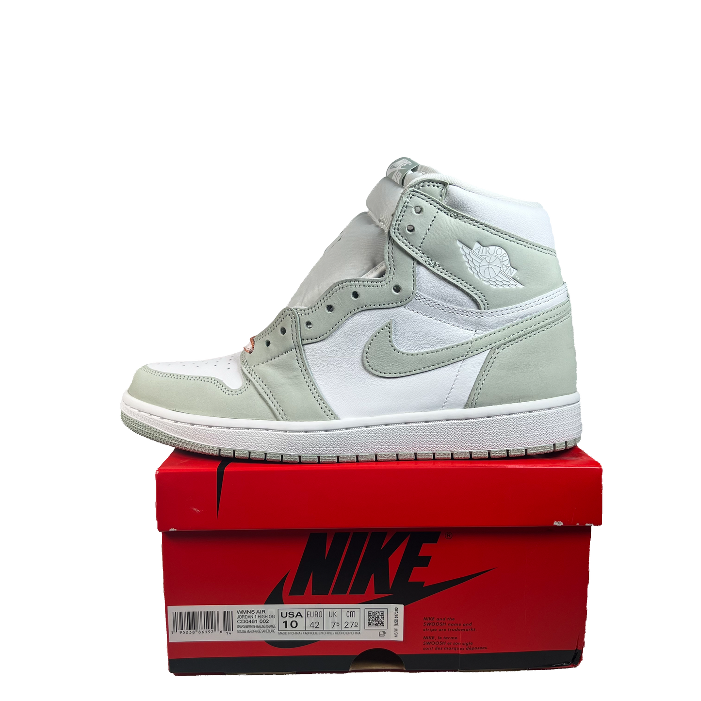 Jordan 1 High Seafoam (2021) Size 8.5m / 10w NEW s22526