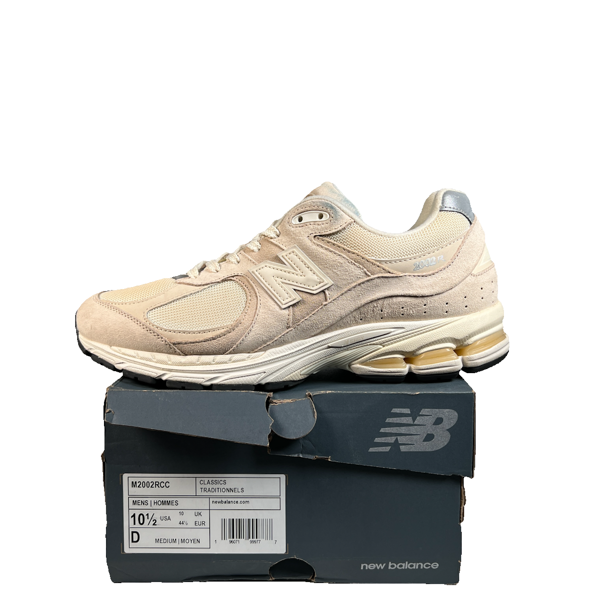 New Balance 2002R Off White (2022) Size 10.5 USED s23286