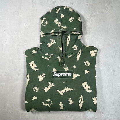 Supreme Box Logo Hoodie Olive Russian Camo (2021) Size Large USED x18970