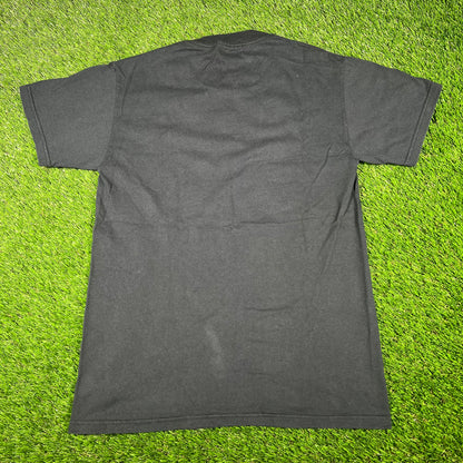 1990s Lee Tag Purple Lightning Tee Size Small USED v16919