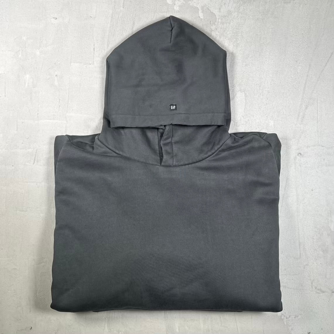 Yeezy Gap Dark Grey Double Lined Hoodie Size XL USED