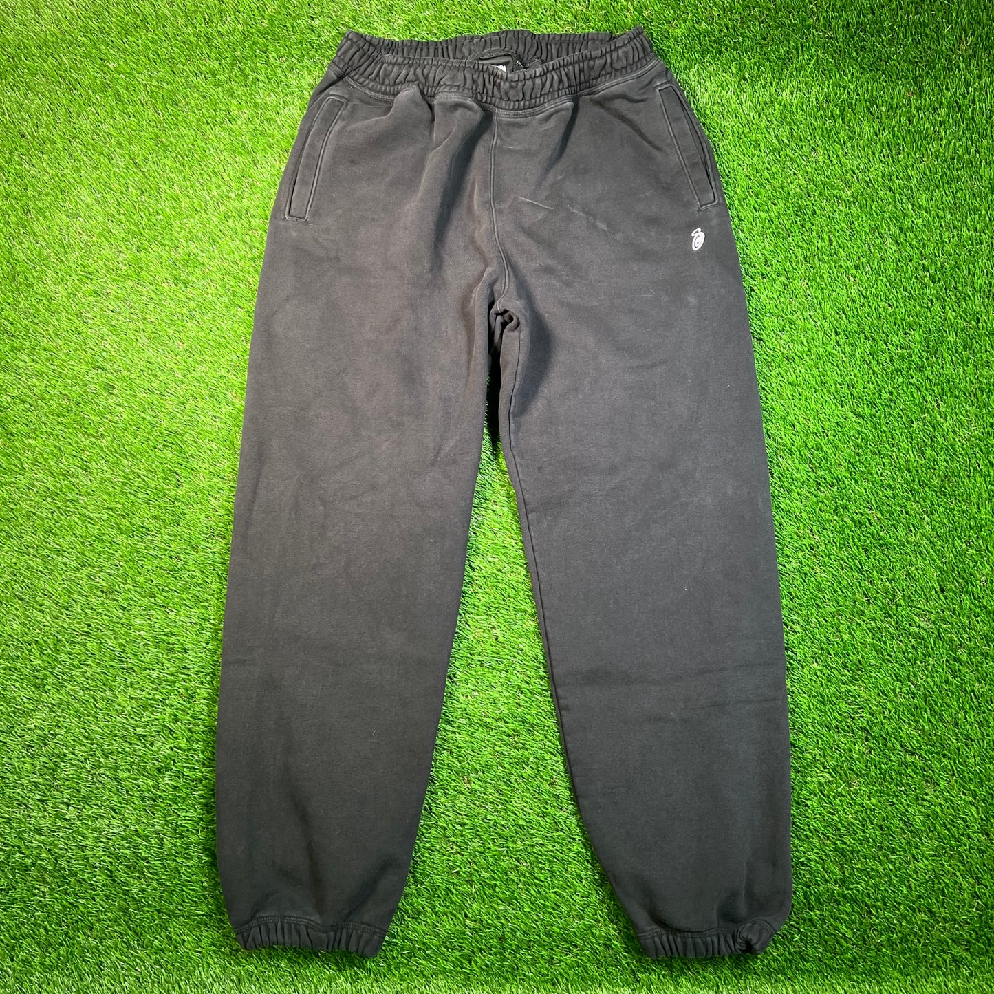 Stussy Black Sweatpants Size Large USED x16809
