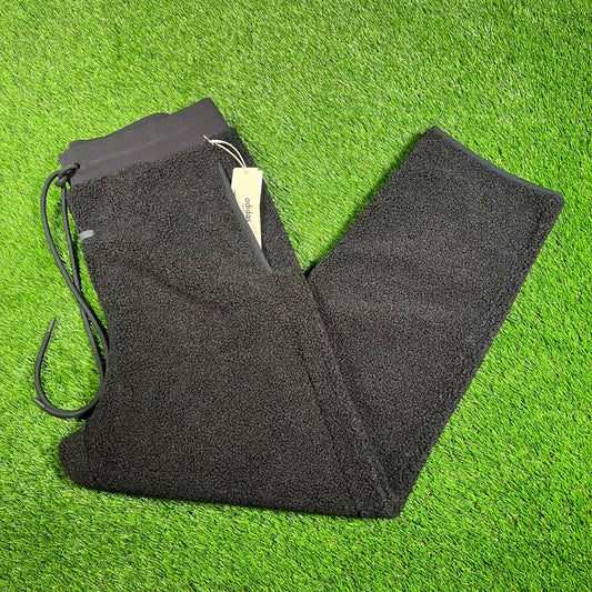 Adidas Fear of God Athletics Deep Fleece Black Sweatpants Size Medium NEW x15607