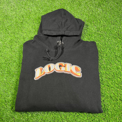 Logic Black Hoodie w/ Back Hit Size XXL USE v16703
