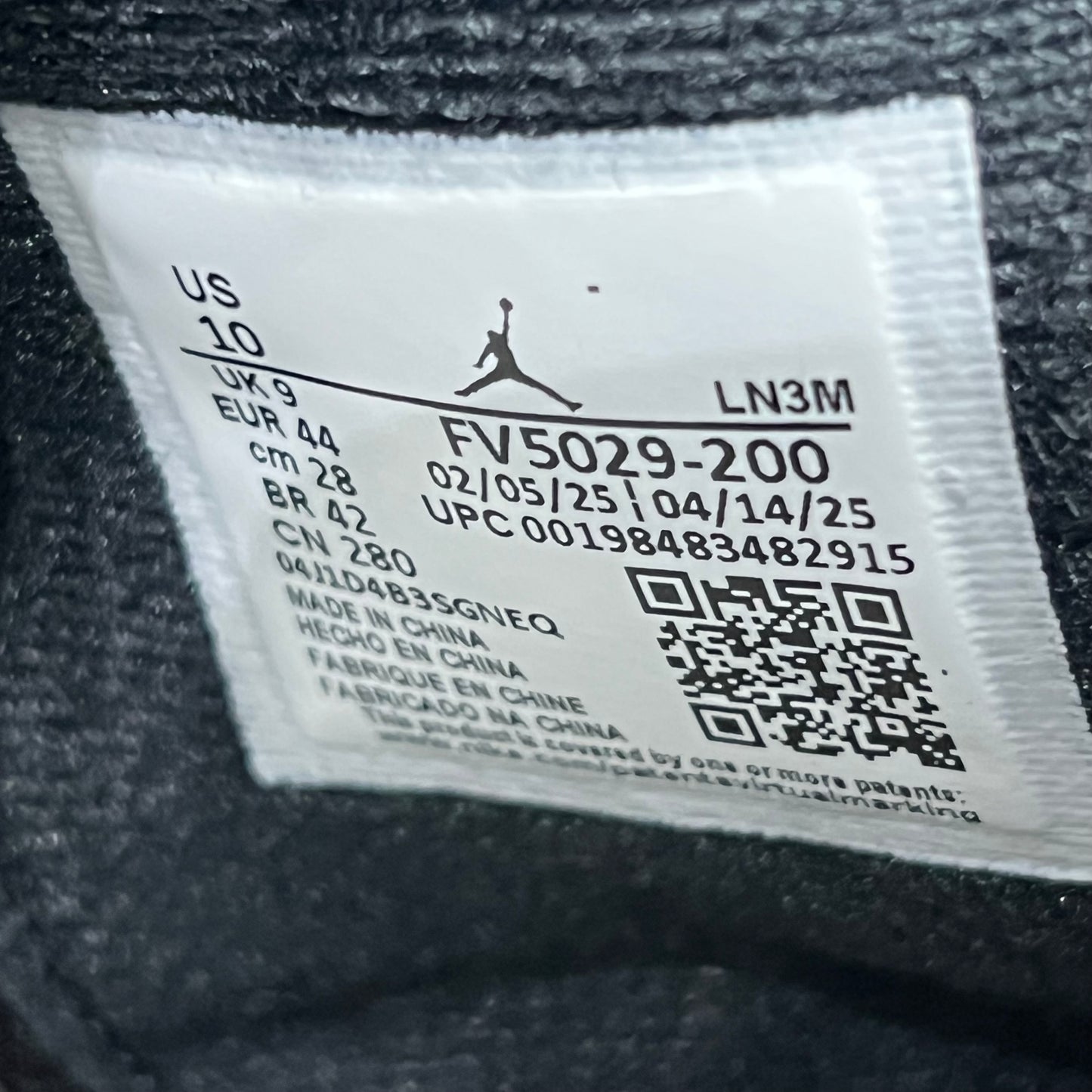 Jordan 4 Cave Stone (2025) Size 10 NEW s18231